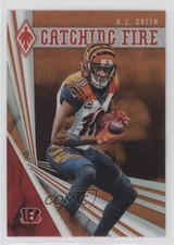 2019 Panini Phoenix Catching Fire Orange 48/99 AJ Green #19 0q3