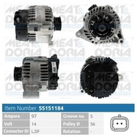 Meat & Doria Generator FüR Peugeot 106 II 1A_ 1C_ 1.1I 1.0I 1.6I CitroëN Saxo