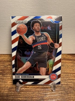 2024-25 Panini Prizm - Cade Cunningham #41 Red White & Blue Prizm