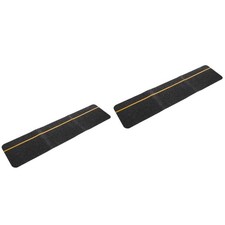 2 Pieces Stair Carpet Treads Safety Strips for Stairs High Visibility Grip Tape