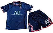Messi 30 Youth Soccer Jersey and Shorts Set NEW NWT Size Youth M Runs Big