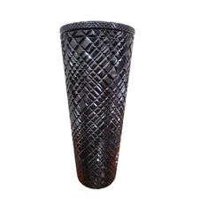 Black Tumbler Jeweled Venti 24 oz Cold Cup NEW