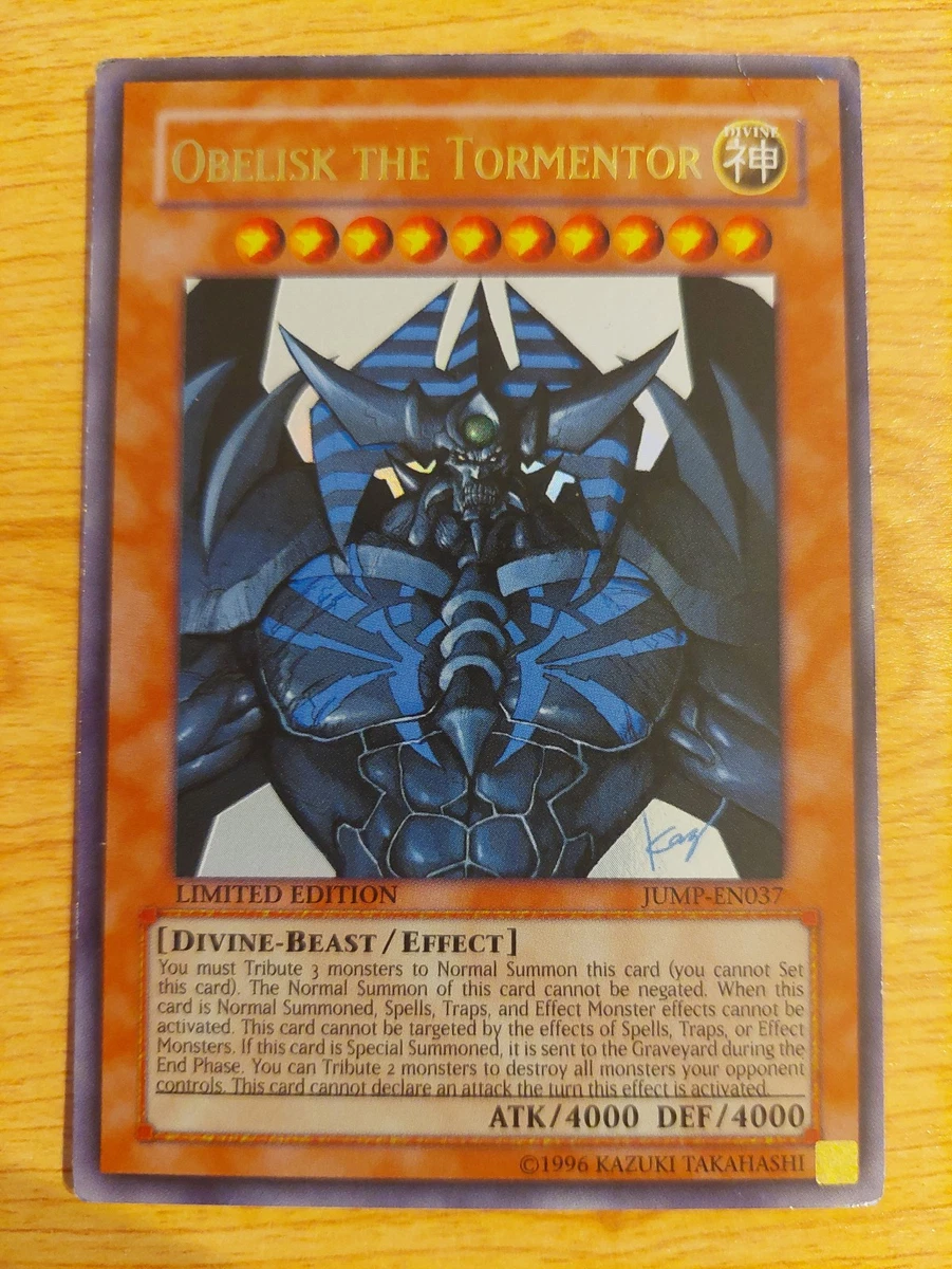 Obelisk The Tormentor Effect Yu-Gi-Oh! TCG Individual Trading Card