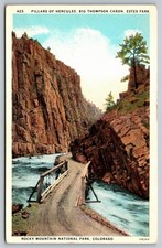 Vintage Pillars of Hercules Big Thompson Canyon Estes Park Postcard