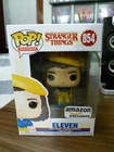 Eleven #854 Stranger Things Amazon Exclusive Funko Pop with Protector