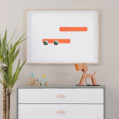 Orangefarbene Schreibtischaccessoires Filz-pinnwand Bürodekorationen - Bild 1 von 4