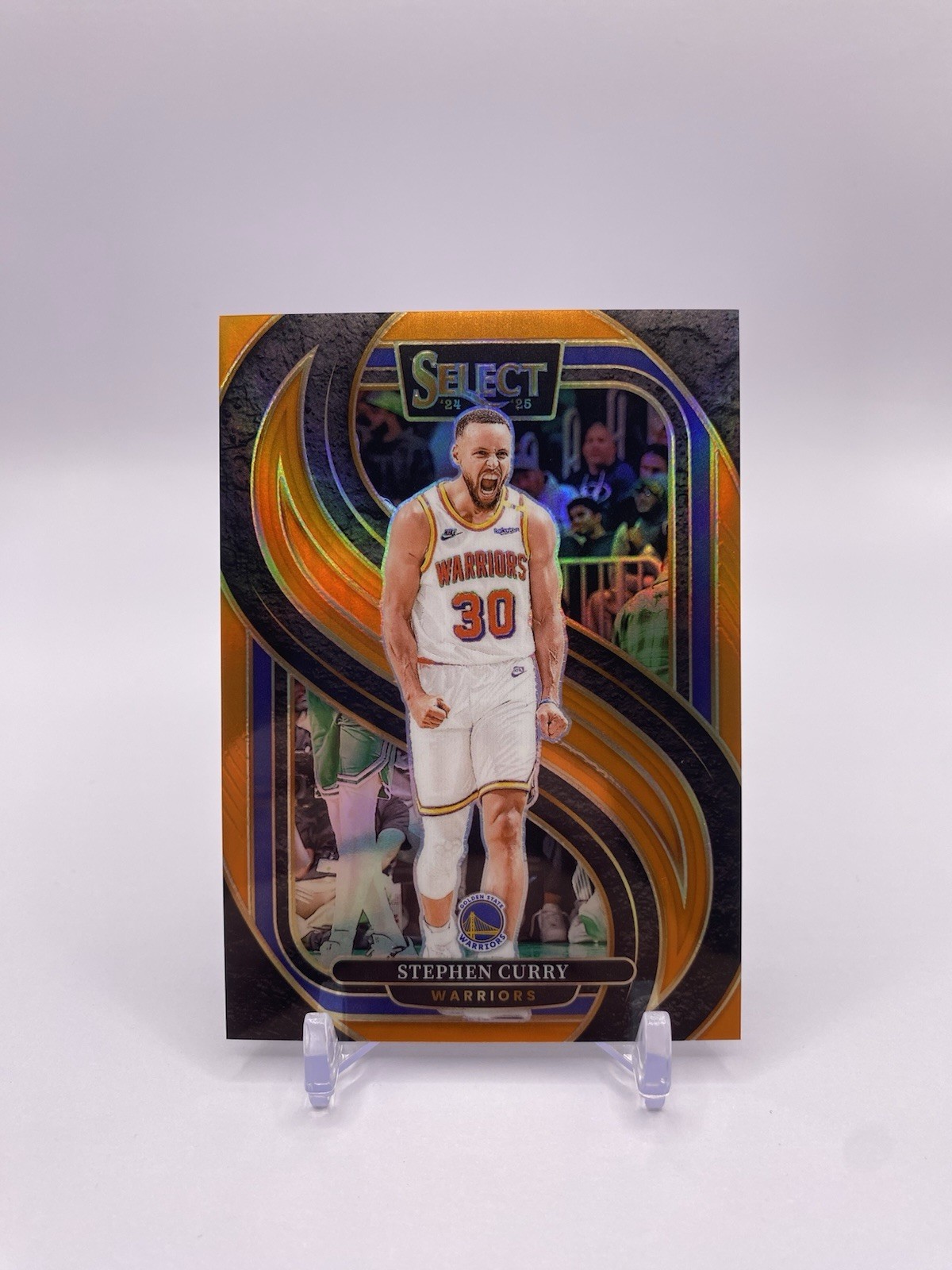 2024-25 Panini Select Stephen Curry #143 Orange /65 Premier Level - Warriors