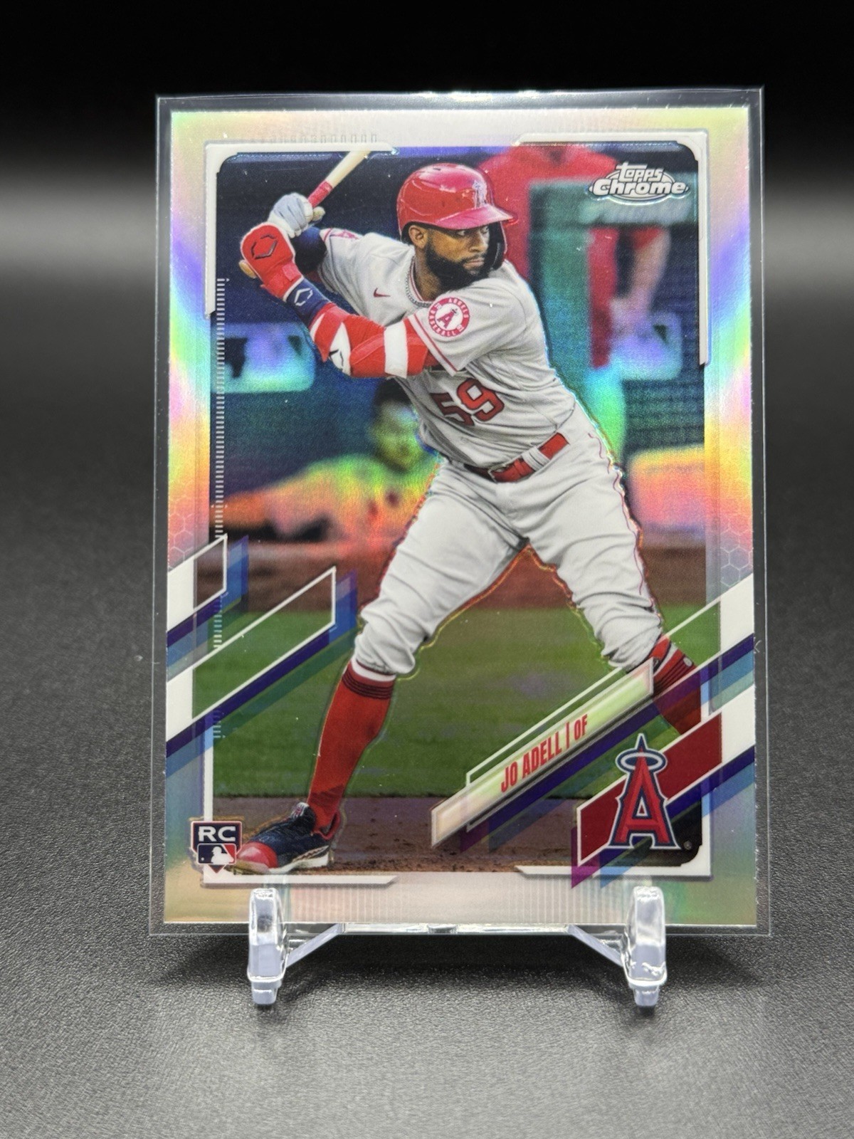 #142 Jo Adell Refractor (RC) - 2021 Topps Chrome