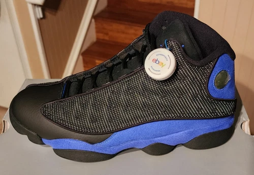 Jordan 13 Retro Black Hyper Royal 2020 414571 040 US 10.5 NEW