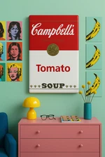 Campbell's Tomato Soup Metal Sign Wall Advertising Sign New Old Stock