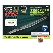 KATO HO Gauge Unitrack HV2 punto manuale n. Set 6 binari di passaggio modello...