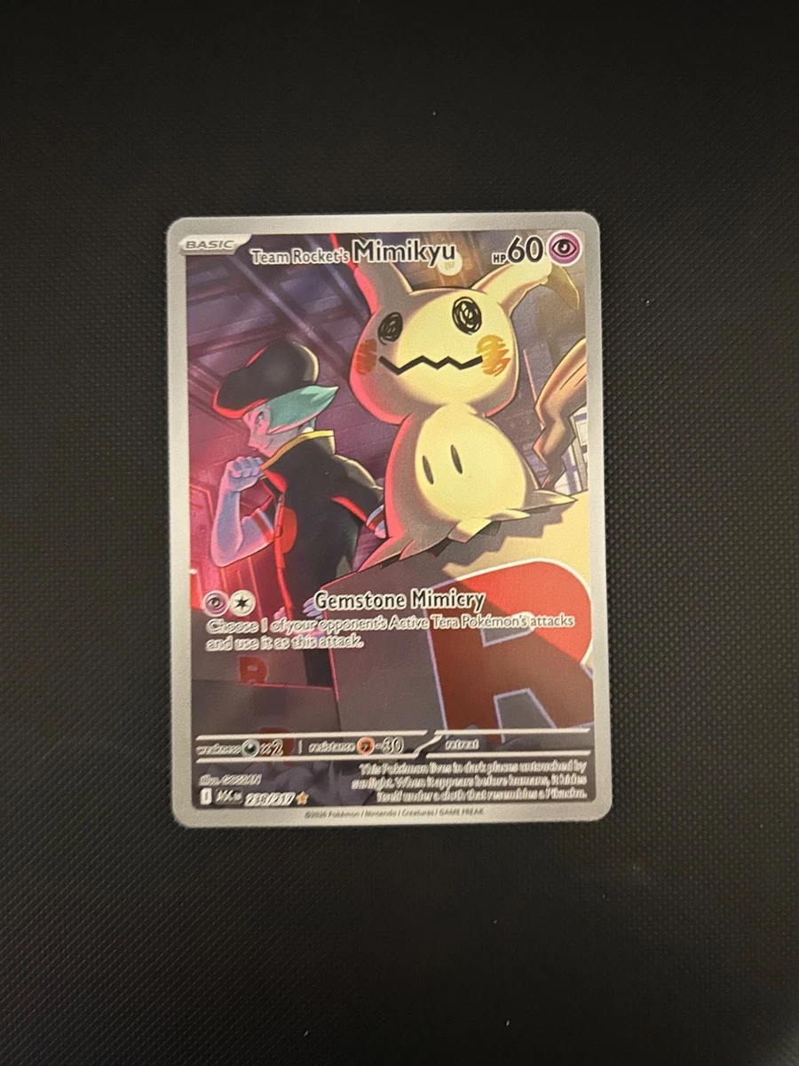 Team Rocket's Mimikyu Pokémon TCG Cards for sale | eBay