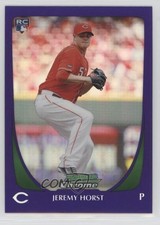 2011 Bowman Draft Chrome Retail Purple Refractor Jeremy Horst #47 0dk