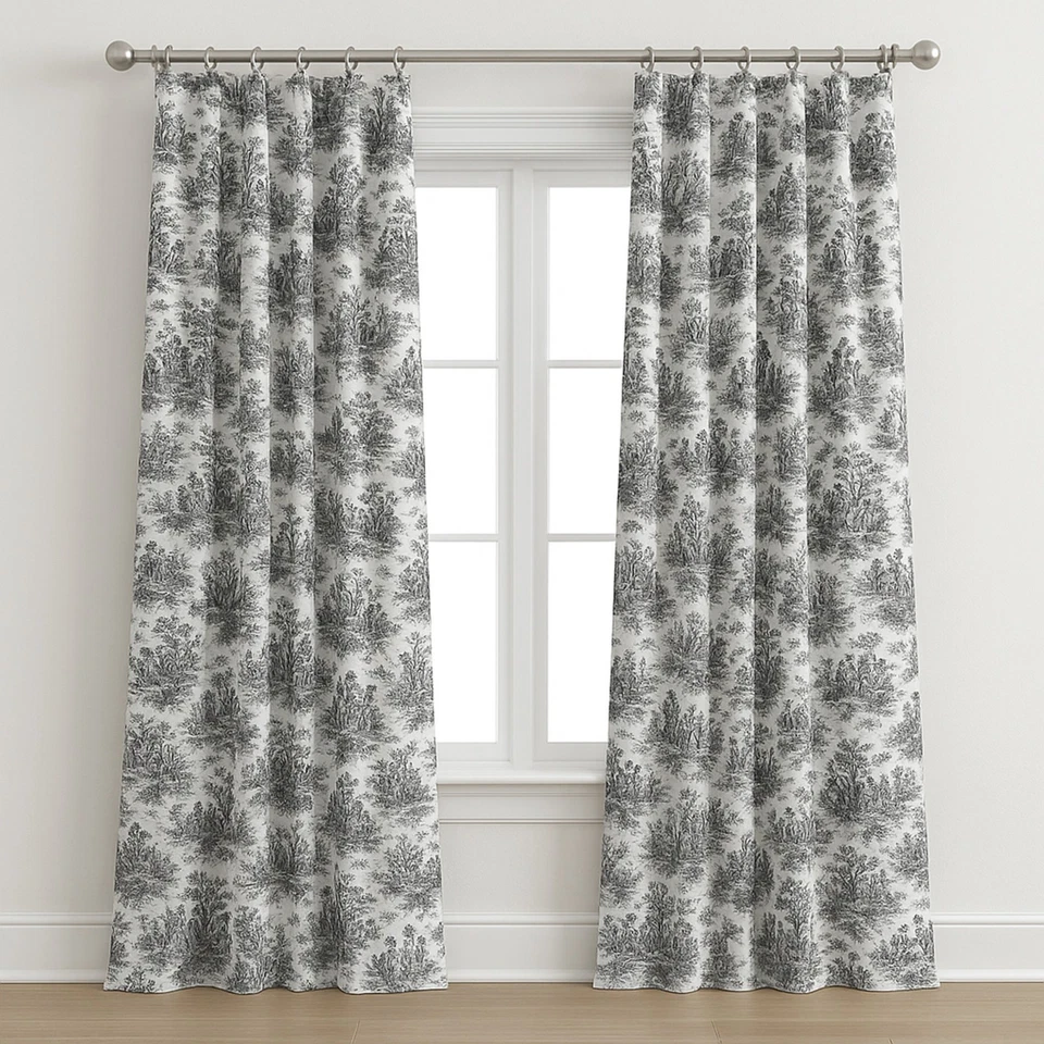 Туалетные шторы французские колониальные драпировочные панели оконные процедуры домашний декор - Изображение 2 из 4