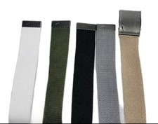 Nike Golf Belt Men's 5 in 1 Web Pack One Size Fits Most Black Grey Beige Green