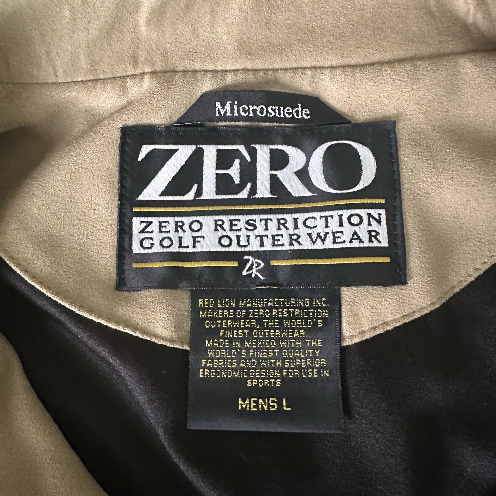 Zero Restriction 1/4 Zip pullover Jacket  Men L B… - image 14