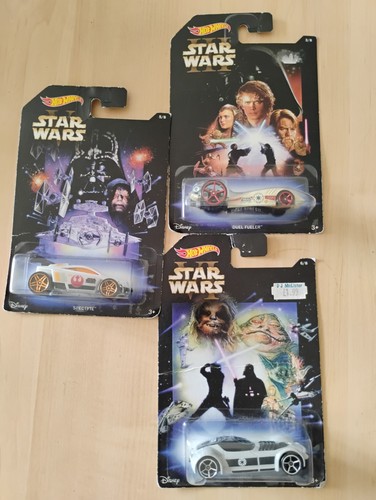 Hot Wheels 2014 Star Wars Spectyte ,Duel Fueler & Ballistik Star Wars Bundle