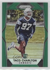 2017 Panini Prizm Rookies Green Prizm Taco Charlton #206 2d7