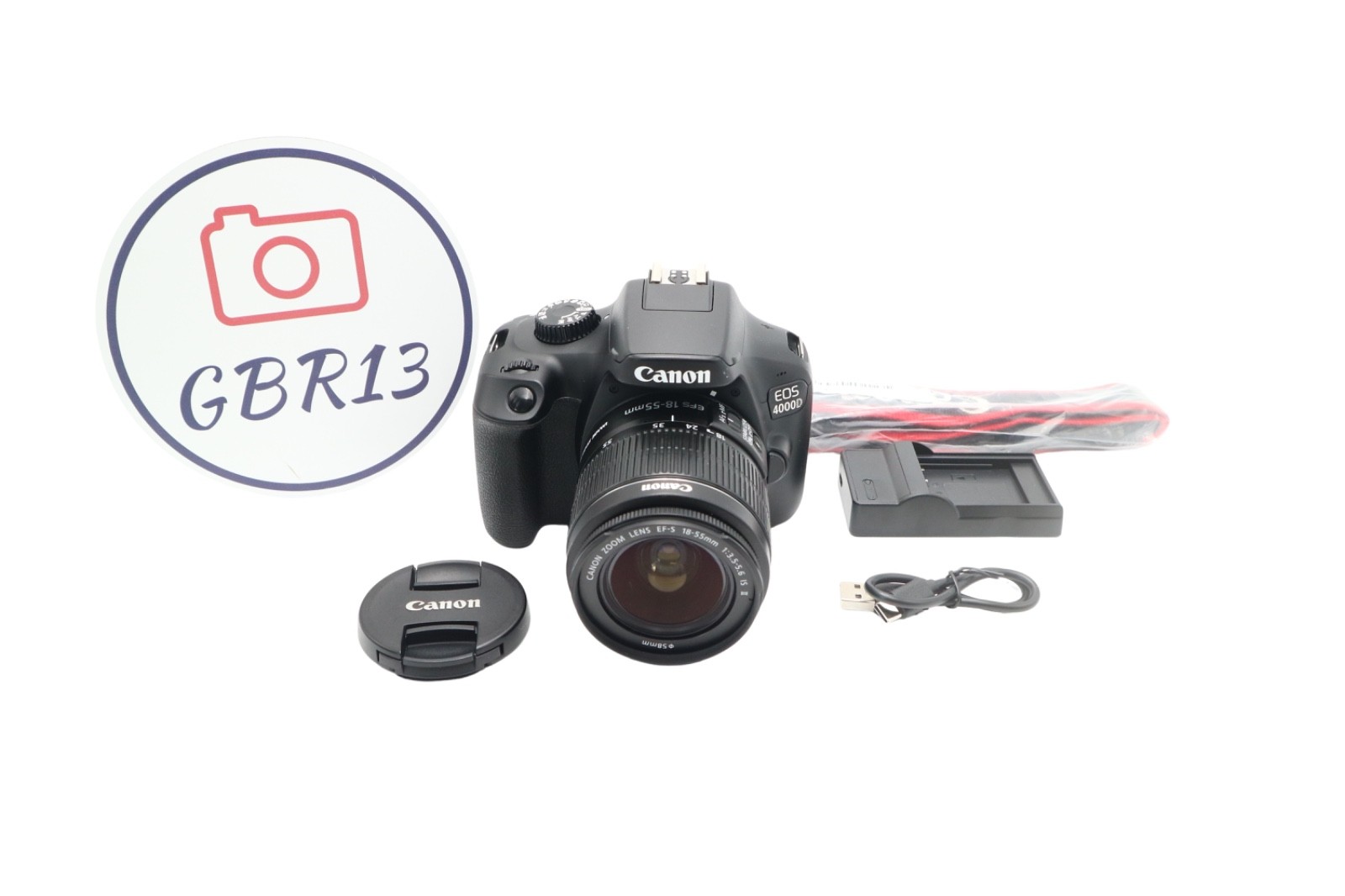 Canon 4000D DSLR Camera 18MP + 18-55mm Lens Kit | VG Refurbished | 12M Warranty