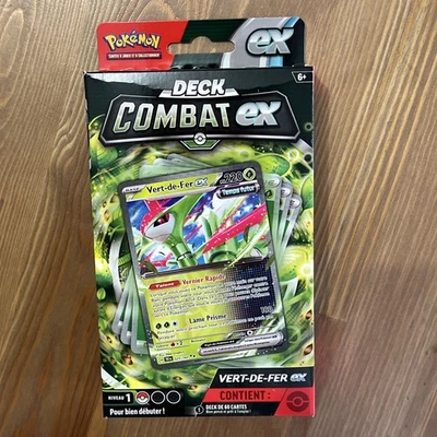 POKÉMON JCC DECK COMBAT EX VERT- DE - FER EX 60 CARTES FRANÇAISE - NEUF/ SCELLÉ - Photo 1/4