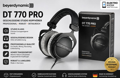  beyerdynamic DT 770 PRO Geschlossene Studio Kopfhörer Headphone DJ   OVP