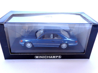 Minichamps 1:43; Mercedes Benz E-class Coupe blau 1994 in OVP