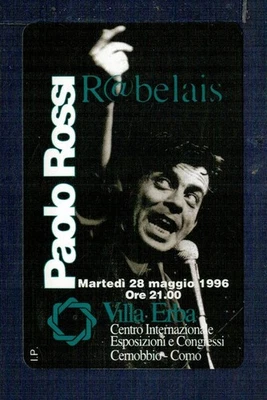 GIAN - Scheda telefonica PRP Golden 307 "PAOLO ROSSI" Nuova Perf Magn