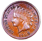 1908 Indian Head Penny.....   Nice Detailed Coin.....  6-30-1