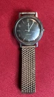 Vintage 1960s Era Timex Marlin Men’s Watch, Charcoal Dial, RGP Band, Not Working