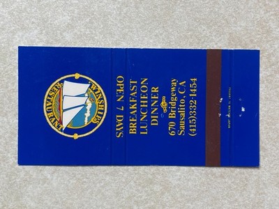 G118 Vintage Matchbook Cover Winships Restaurant Sausalito California CA