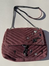 Rebecca Minkoff Garnet L. Purple Suede Edie F...