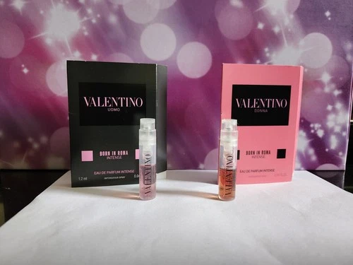 Valentino Born In Roma INTENSE Uomo and Born in Roma INTENSE Donna Samples -2pcs