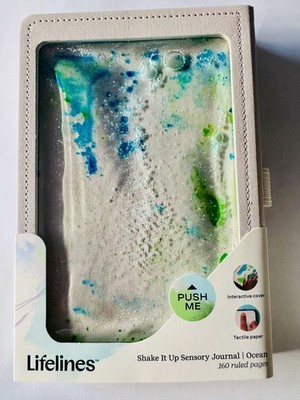 Lifelines Shake It Up Meadow Sensory Journal Tactile Paper Cover Interactive-New