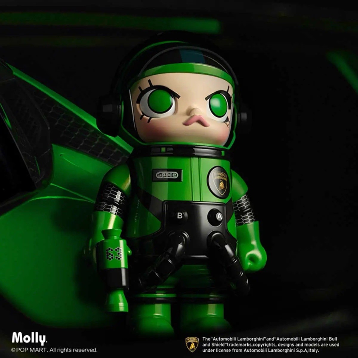 Pop Mart Mega Space Molly 400% Automobili Lamborghini Pop Mart Mega Space Molly 400% Automobili Lamborghini