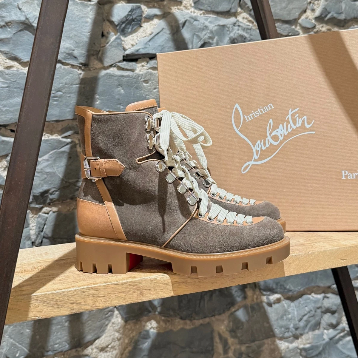 Christian Louboutin Combat Suede Boots for Women for sale | eBay display picture 2