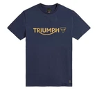 TRIUMPH SHIRT GENUINE TRIUMPH CARTMEL T-SHIRT NAVY BLUE TRIUMPH T SHIRT X-LARGE