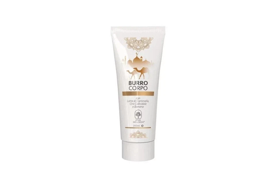 Etna wellness Körperbutter aus Kamelmilch, kolloidalem Gold und Banane - Bild 3 von 4