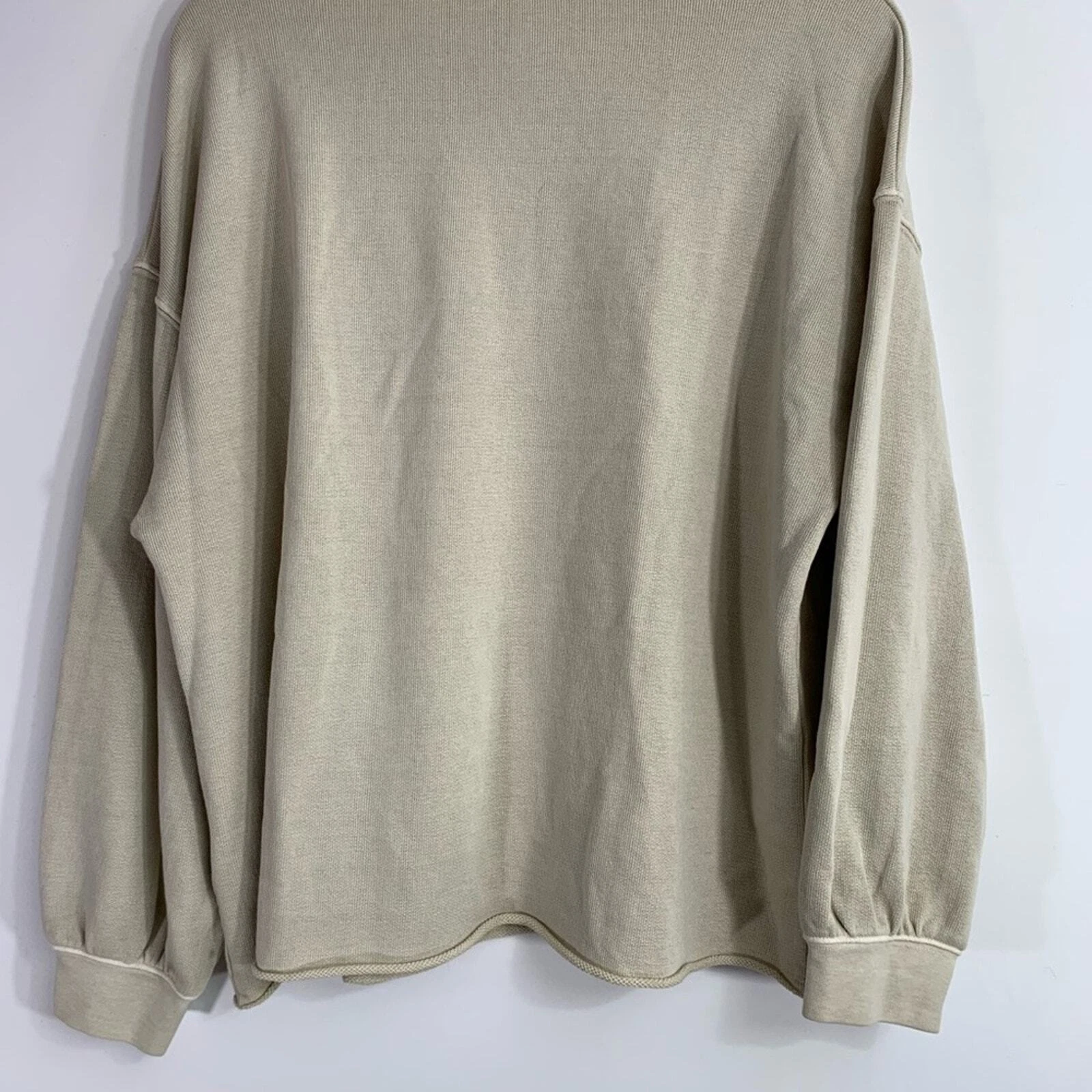 OFF WHITE Felpa donna Rails M panna bianca misto cotone girocollo revolve