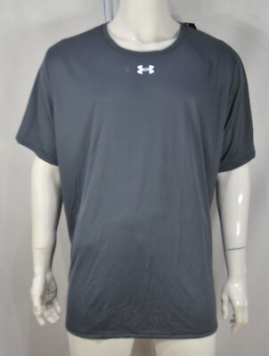 Under Armour Team Tech Men's T shirt 4XL Loose Short sleeve Black NWT