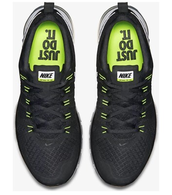 Nike Men's Air Max TR180 FLYWIRE 723972-017 Black Training Shoes | eBay