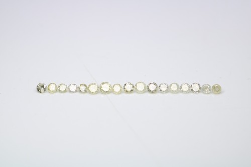 1.19 CT Light Yellow Mix Round Brilliant Cut Natural Diamond For Engagement Ring - Picture 4 of 7