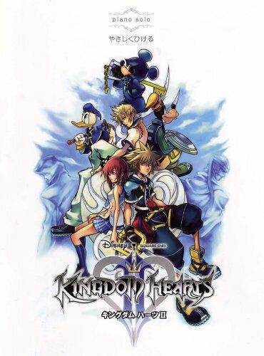 Kingdom Hearts II 2 Piano Sheet Music Collection Book Hikaru Utada Fast Shipping - Afbeelding 1 van 1