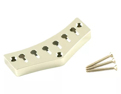 KLUSON USA CHROME Jerry Garcia TAILPIECE Solid BRASS KGTPC