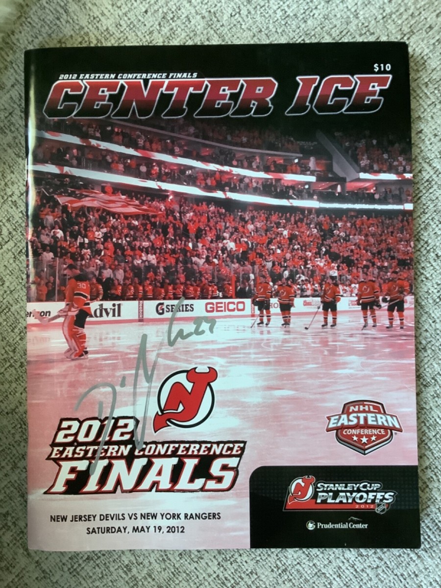 NJ Devils vs NY Rangers 2012 Finals Game Program 5/19/12 Clarkson  Autograph