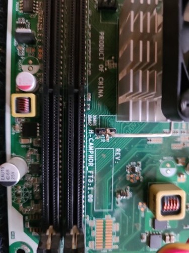 HP H-Camphor FT3:1.00 Mainboard DDR3 1600 DVI VGA mini PCIe ITX mit CPU Lüfter - Bild 2 von 4