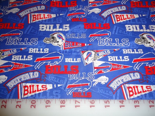 ( 1/4 Yard ) Buffalo Bills Cotton Fabric ( 9" x 42" ) | eBay