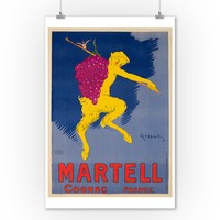 Martell Cognac (cappiello) 1905 Vintage Ad (9x12 Art Print) Martell Cognac (cappiello) 1905 Vintage Ad (9x12 Art Print)
