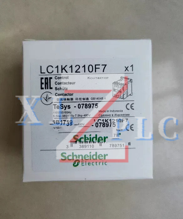 1PCS New  Schneider LC1K1210F7 110VAC alternating current contactor In Box*