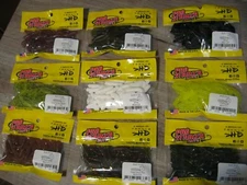 Pro Striker 3" Curl Tail Grubs Soft Fishing Baits 26 Per Pack Choose Colors