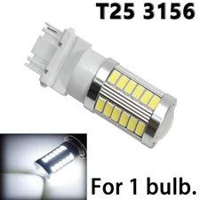 T25 3156 3456 Super Bright White 33 LED Bulb Reverse Backup Light Y1 YA